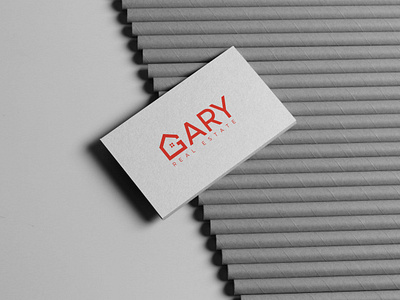 Gary Real Estate Logo design & identity Design house logo