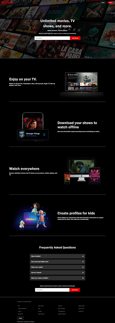 Netflix-Clone Website branding clone css html design logo ui
