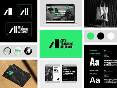 City Teaching Alliance :: Identity Overview brand book brand identity branding color color palette graphic design guidelines icon identity logo mark minimal minimalist logo modern logo typography visual identity
