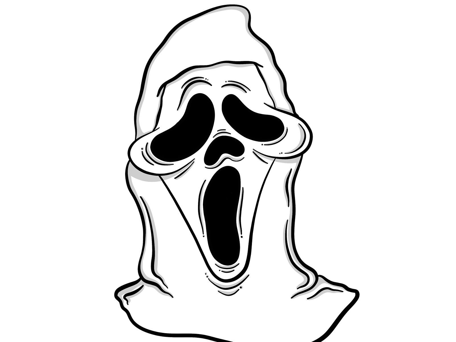 Scream movie Doodle by Rita on Dribbble