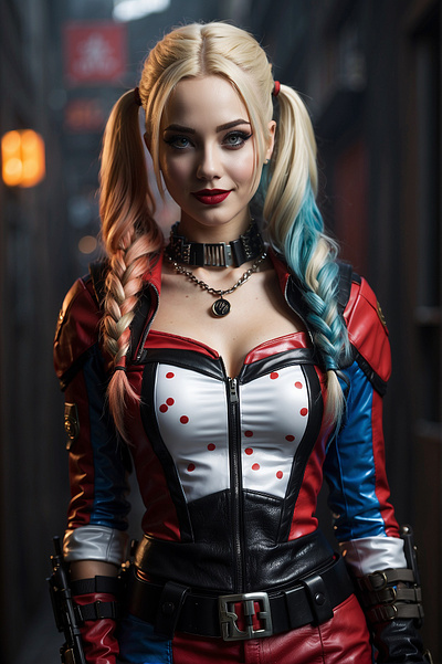 Harley Quinn ai artwork