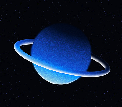 Ilustration Uranus on Figma for a small project. So v1 or v2 ? figma gradient illustation noise planete space