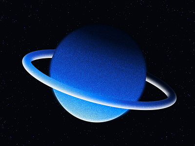 Ilustration Uranus on Figma for a small project. So v1 or v2 ? figma gradient illustation noise planete space