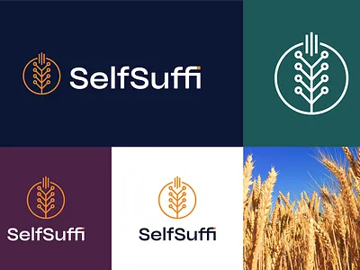 SelfSuffi Logo Kit branding design graphic design logo typography