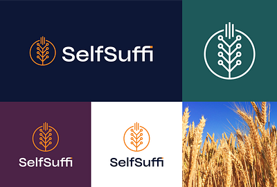 SelfSuffi Logo Kit branding design graphic design logo typography
