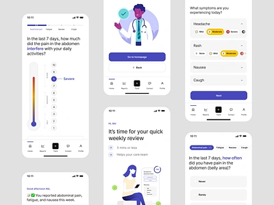 Forms, forms, forms app emojis flox form progress questionnaire thermometer ui