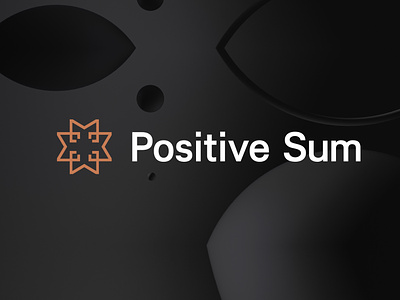 Positive Sum - Logo Design & Visual Identity brand guidelines brand identity brand mark branding crypto cryptocurrency currency finance fintech graphic design logo logo agency logo design logo development positive sigma star tech ui visual identity