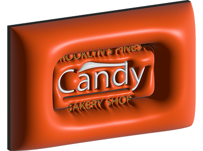 candy 3d logo design 3d 3dllogo branding candy 3dlogo designlogo graphic design logo logo designer motion graphics