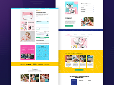 Little Learners figma landing page shopify web development webflow