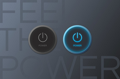 Power Button button dailyui design ui uiux user experience user interface ux uxui