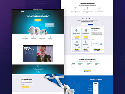 Firepulse figma landing page shopify web development webflow