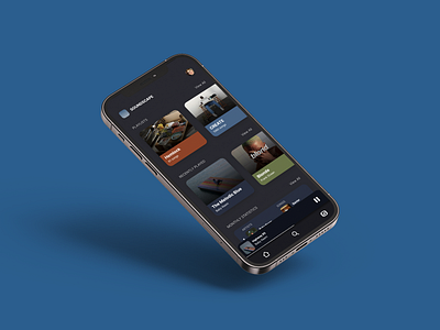 SOUNDSCAPE Music Streaming App UI app design design figma mobile ui ux