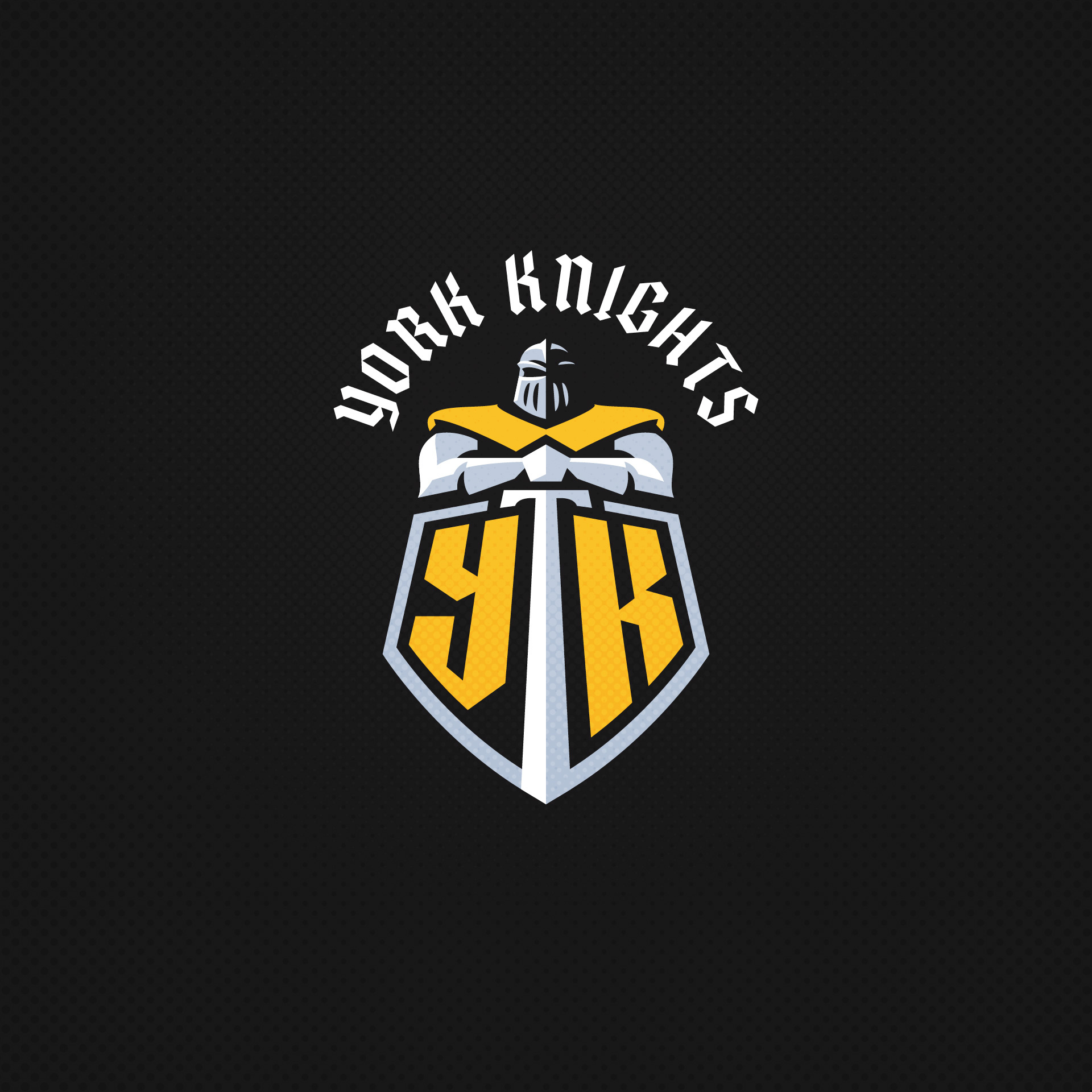 York Knights branding knight knights logo rugby sports york