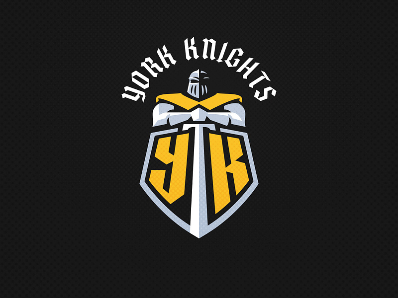York Knights branding knight knights logo rugby sports york