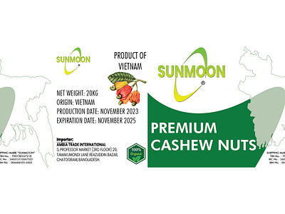 Cashew Nut Printable Packet Design adobe ilustrator adobe photoshop cashew packet design design dribbble projects graphic design illustration logo package design packet design social media design vector