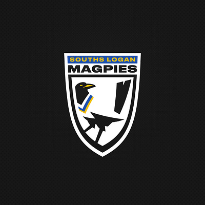 Souths Logan Magpies branding logan logo magpies souths