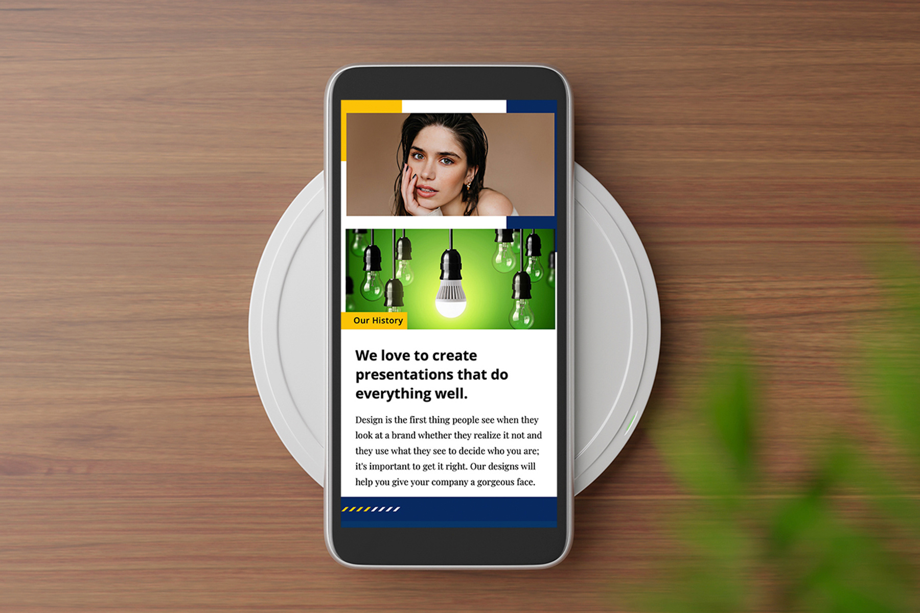 Mobile-First Slide Deck | Presentation Design Template for Canva canva canva presentation mobile first design powerpoint presentation powerpoint template presentation design vertical powerpoint