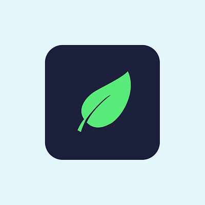 App Icon 🍃 app design graphicdesign green greenlife icon leaf logo ui uidesign ux