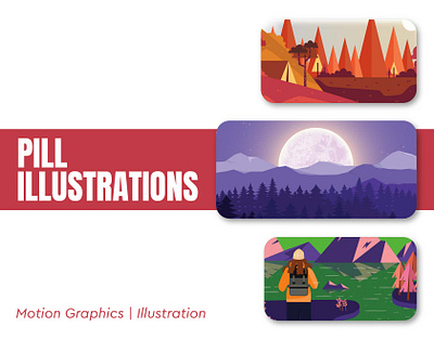 Pill Illustrations adobe illustrator graphic design illustration vectors