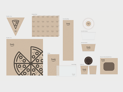 Amazon Fresh Packaging Suite illustration packaging