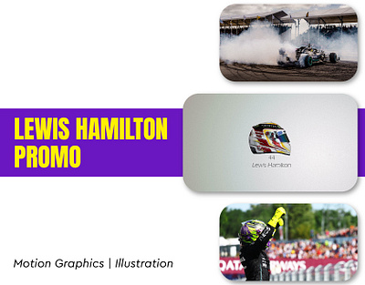 Lewis Hamilton Promo 3d adobe illustrator animation branding design f1 graphic design illustration logo motion graphics