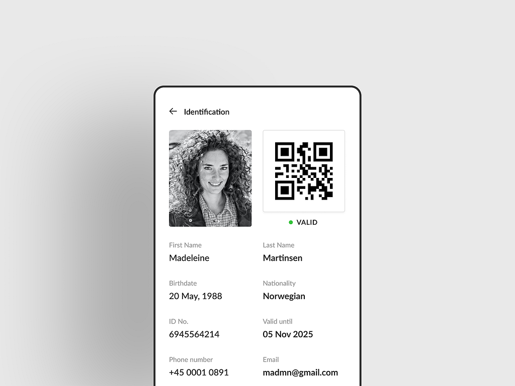 Electronic ID by Ligaya L. on Dribbble