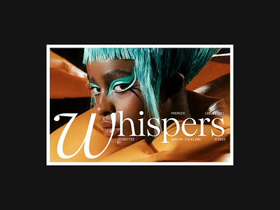 Whispers Layout Exploration branding editorial editorial design graphic design layout minimalist modern photography typography web