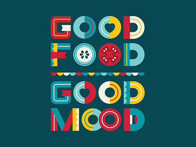 Illustrated Lettering campaign charity food food bank good mood illustration lettering marketing typography