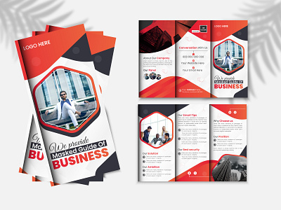 trifold brochure 3d animation branding graphic design logo motion graphics ui