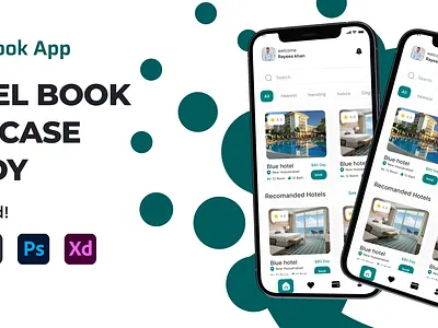 hotel book app case study ux ui 3d animation graphic design hotel hotel app hotel book app hotel booking hotel ui hotel ux ui logo motion graphics restourient app ui user experice user interface ux ux ui web