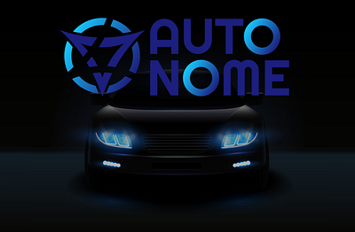 Autonome - car logo 006 adobeillustrator autonomous branding car carwheel design graphic design illustrator logo logochallange logochallenge seatbelts vector