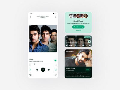 Daily UI Challenge | Music Player auto layout daily ui daily ui challenge figma auto layout music player music player ui spotify ui design ui ui design ux design