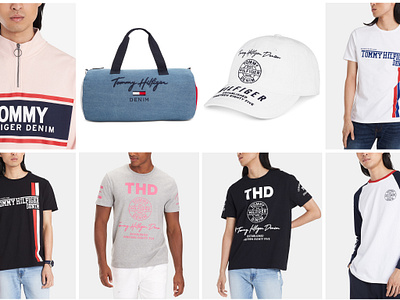 Tommy Hilfiger Denim Samples design fashion graphic design typography