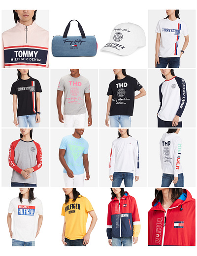 Tommy Hilfiger Denim Samples design fashion graphic design typography