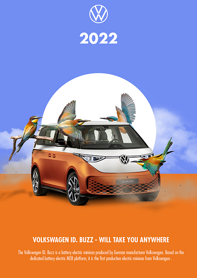 VW ID BUZZ graphic design