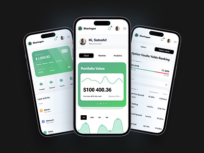 Crypto trading mobile app android app crypto dashboard design finance fintech interaction ios mobile mobile app platform profile saas sapienix trading ui uiux ux wallet