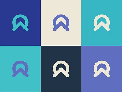 COEUR icon Colorways brand branding color color palette colorways icon logo logo design real estate real estate brands