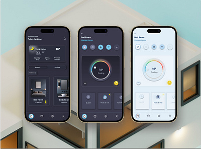 Smart Home app graphic design smart home app ui ui design ux design