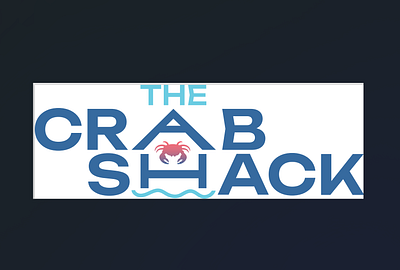The Crab Shack branding color crab design graphic design logo restaurant seafood signage