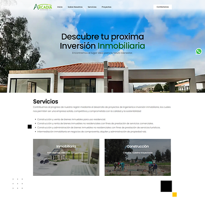 Arcadia Web Design branding design ui web