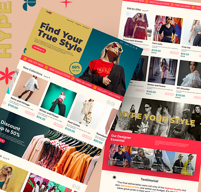 Fashion Website branding cloths ecommerce fashion landing page shop ui ux website