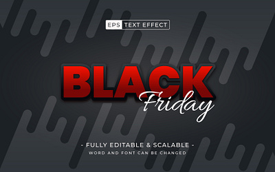 Black friday sale text effect. super flash sale night template sign