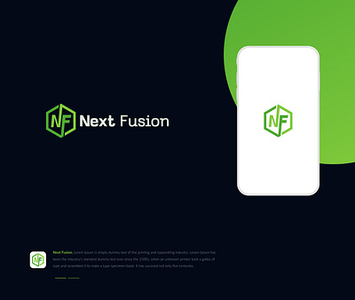 Next Fusion Logo Design brand identity branding creative logo logo folio logo type logos