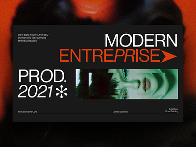 Modern Entreprise - Concept awwwards branding fashion font hero hero section inspiration landing page luxury photography typography ui ui design uiux ux ux design web web design website website design