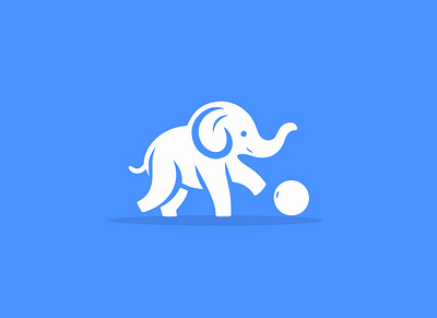 Elephant Logo Design animal logo branding custom design flat graphic design illustration logo logo design minimalist modern nature professional logo vector wildlife
