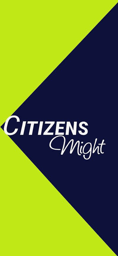 Citizens Might(the tax calculator branding design graphic design ui u