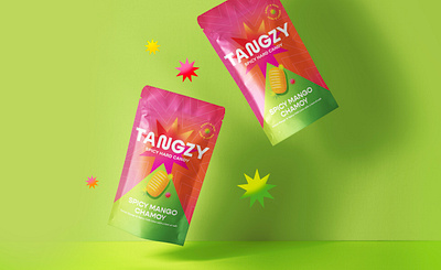 Tangzy agency brand identity brand world branding candy packaging cpg cpg design creative agency instagram design logo logo design packaging packaging design social design