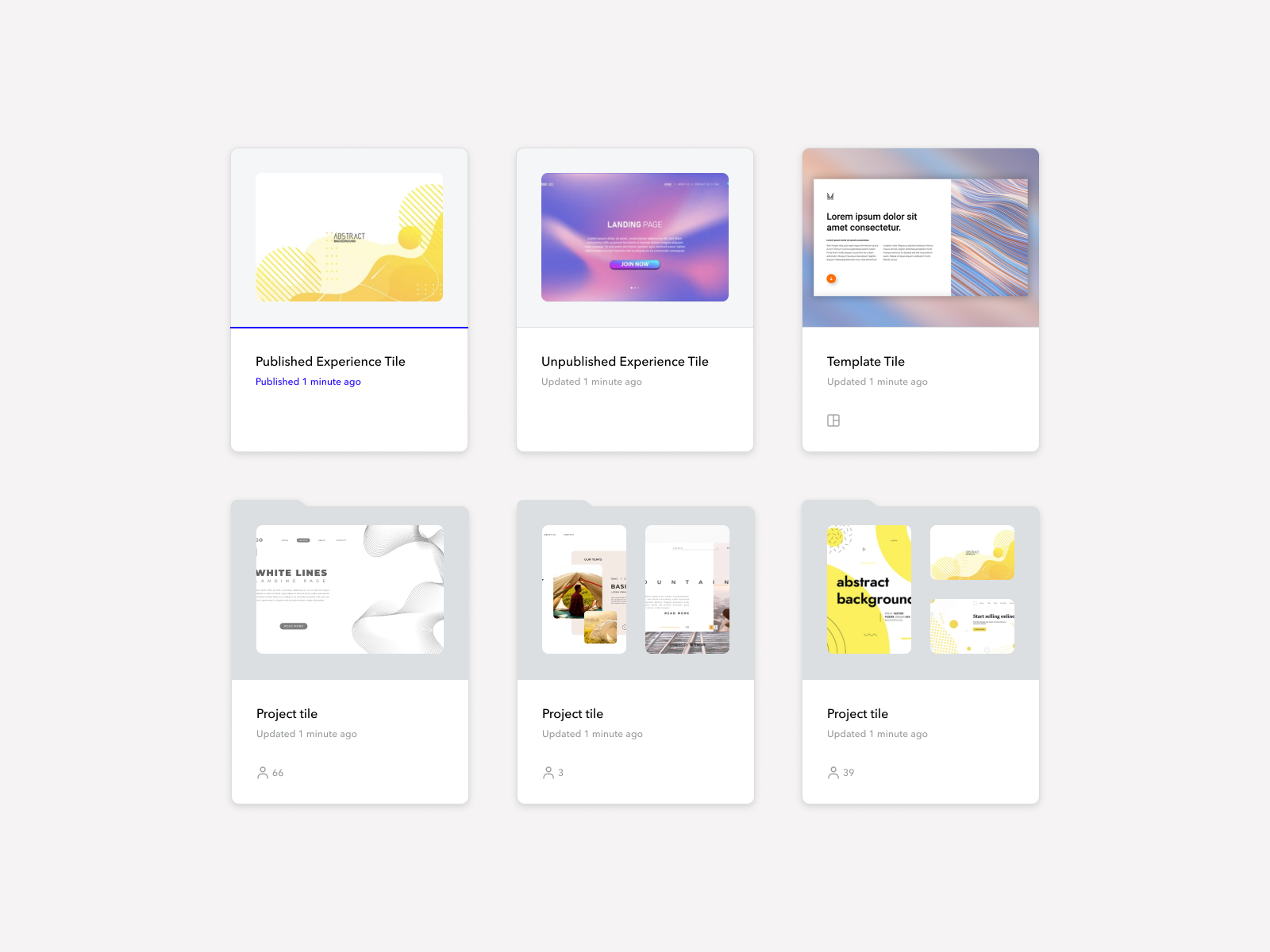 Tiles admin experiences product design projects tiles ui ui design ux ux design web app