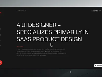 [coming soon] Personal Website Portfolio animation clean ui dark design dark mode framer landing page personal portfolio website personal website studio agency ui ui designer website uidesign web design web portfolio website animation