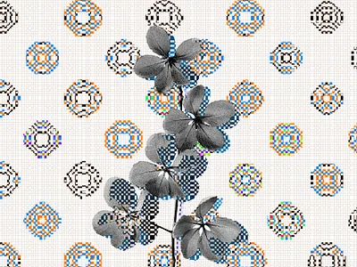 Mosaic experiment color design graphic illustration inspiration shape visual